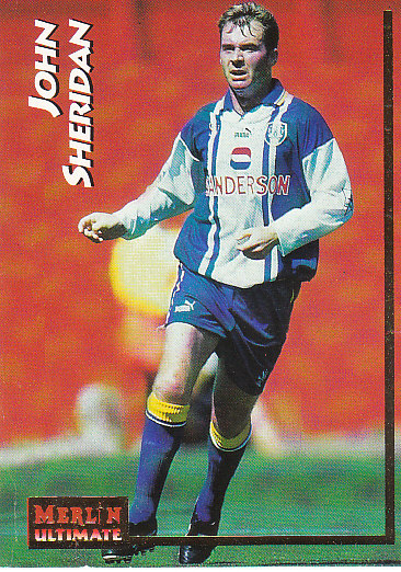 John Sheridan Sheffield Wednesday 1995/96 Merlin Ultimate #185